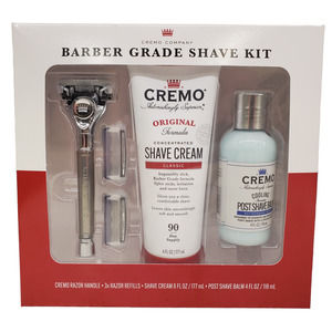 Mens Shaving Kit Luxury Shaving Kit Cremo Barber Grade Shave Kit Mens Gifts